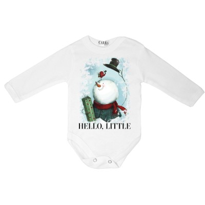 Carra Big Snowman бебешко боди
